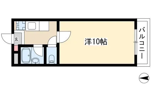 第2住吉ハイツ【2階】の間取り
