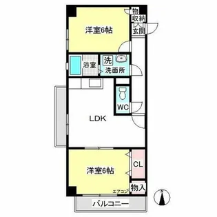 ロイヤルハイツ平針【15階】の間取り