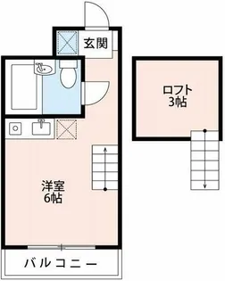 リード欠町【203号室】の間取り