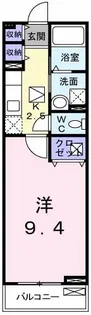 フィオレンティーナ【102号室】の間取り