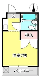 メゾン蘭【305号室】の間取り