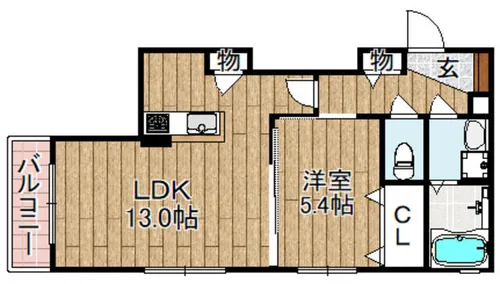 RUHEPLATZ【1階】の間取り