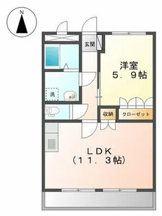 グランド・メゾン【202号室】の間取り
