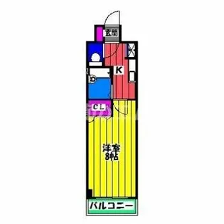コスモコート【5階】の間取り