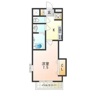 Luxe我孫子【6階】の間取り