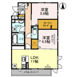 BLANC CLOCHE【1階】の間取り