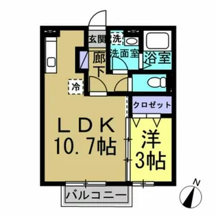 マ メゾン【2階】の間取り