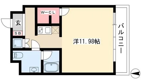 エルブ浄心【4階】の間取り