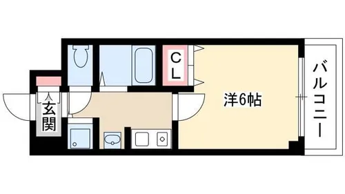 プレサンス名古屋STATIONザ・シティ【3階】の間取り