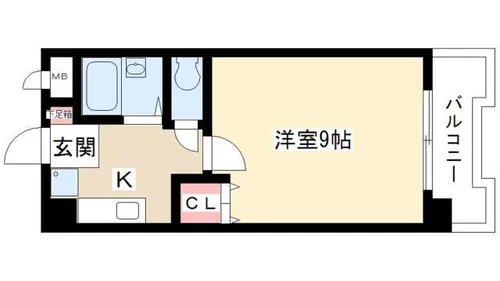 ピュアグリーン高社【206号室】の間取り