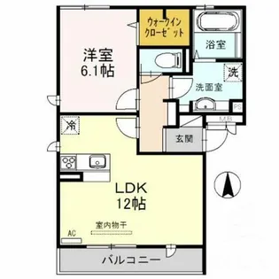 インペリアルカーサ A棟【2階】の間取り