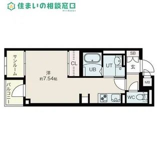 愛知県岡崎市柱町字東荒子【マンション】の間取り