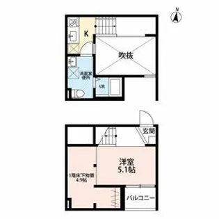 ZEN鶴舞【2階】の間取り