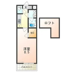 フジパレス浜寺諏訪森ノース【2階】の間取り