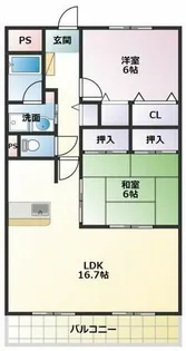 ピエールノーヴァ【2階】の間取り