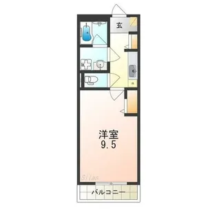 クレールもず【3階】の間取り