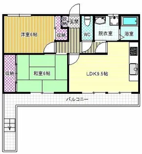 リビオ金剛【2階】の間取り