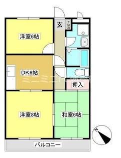 ユトリロ神ノ郷【1階】の間取り