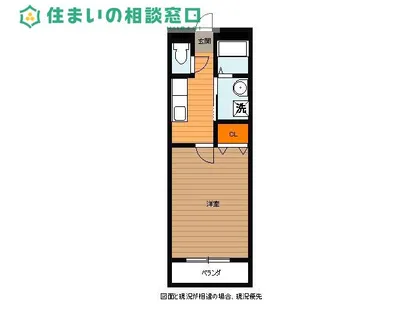 愛知県岡崎市上佐々木町字東屋敷【アパート】の間取り