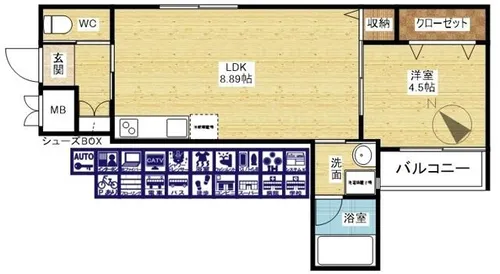 La vita 姫里【2階】の間取り