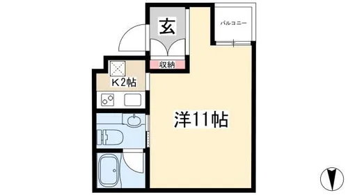 FULL HOUSE【305号室】の間取り