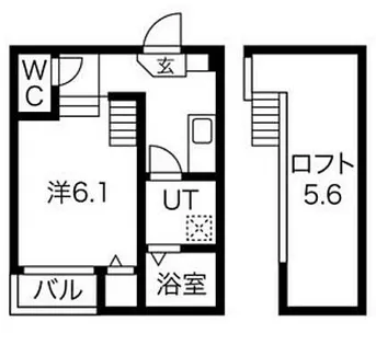 Gloria栄生【1階】の間取り