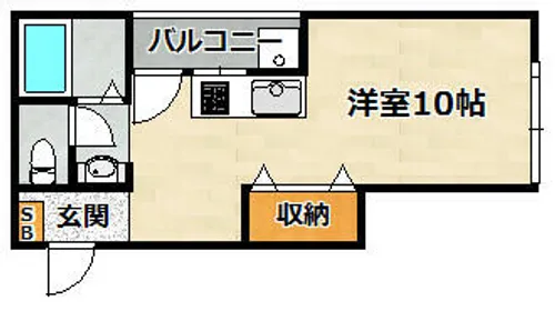 丸山ビル【604号室】の間取り