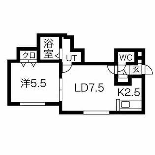 ラスティ40【3階】の間取り
