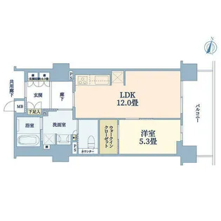 マスターズマンション神戸学園都市 中楽坊【7階】の間取り