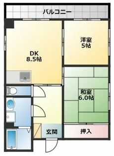 ハイツクリーン【1階】の間取り