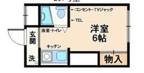 ハースサイド中垣内【1階】の間取り