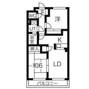 M-COURT11【B-2号室】の間取り
