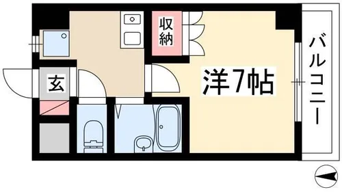 STUDIO SHIROGANE (ストゥディオシロガネ)【5階】の間取り