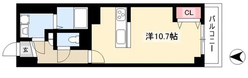 S-FORT守山【7階】の間取り