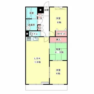 第2不二マンション【1階】の間取り