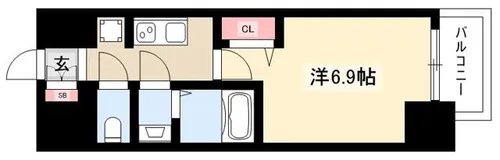 ファステート名古屋駅前ドリーム【2階】の間取り