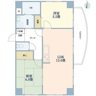 EXCEED西宮【4階】の間取り