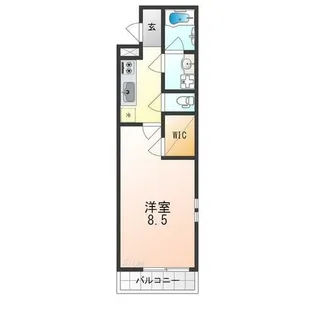 フジパレス南清水町Ⅰ番館【1階】の間取り