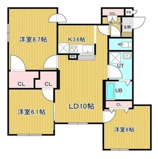 Will Ⅱ【2階】の間取り