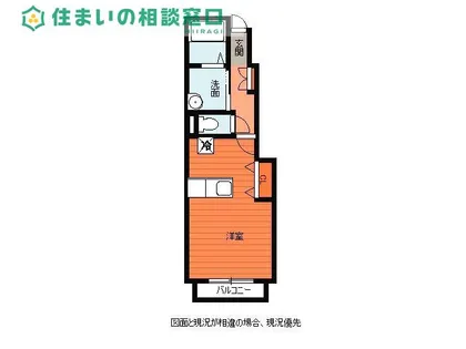 愛知県岡崎市洞町字西浦【アパート】の間取り