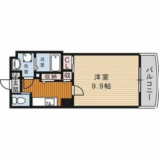 メゾン・ラ・ペジーブル【6階】の間取り