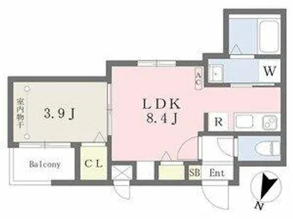 Cherim黄金【2階】の間取り