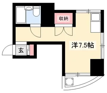 ブラウンハイツ【3階】の間取り