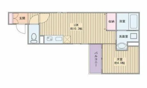 ALMO姫路駅前【5階】の間取り