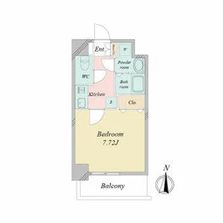 プレイズシード瑞穂通【0403号室】の間取り