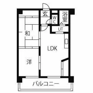 オオタかなれ川ハイツ【302号室】の間取り