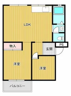 有野台公社【1-408号室】の間取り