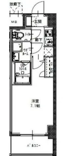 S-RESIDENCE大阪九条North【3階】の間取り