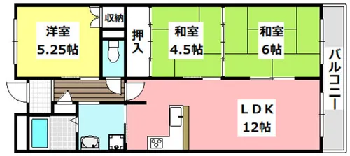 グランドールⅡ【8階】の間取り