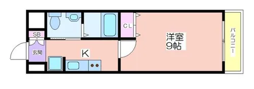 リアライズ住之江公園【9階】の間取り